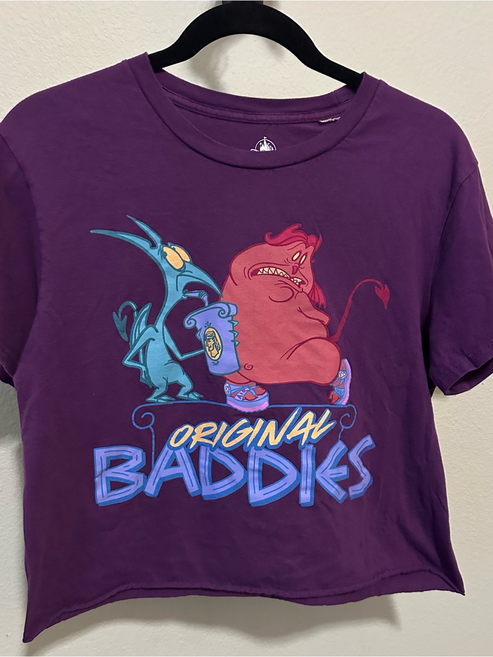 Original Baddies Purple Graphic Crop Top Tee